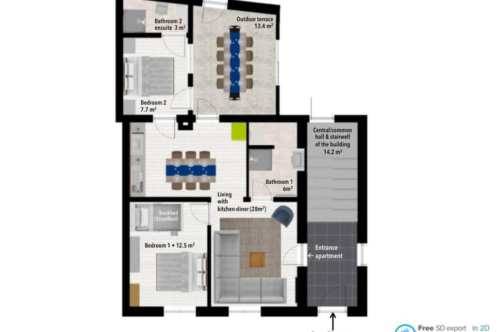 Authentic Stays - 6P-Apartment Eijsden Eksteriør billede
